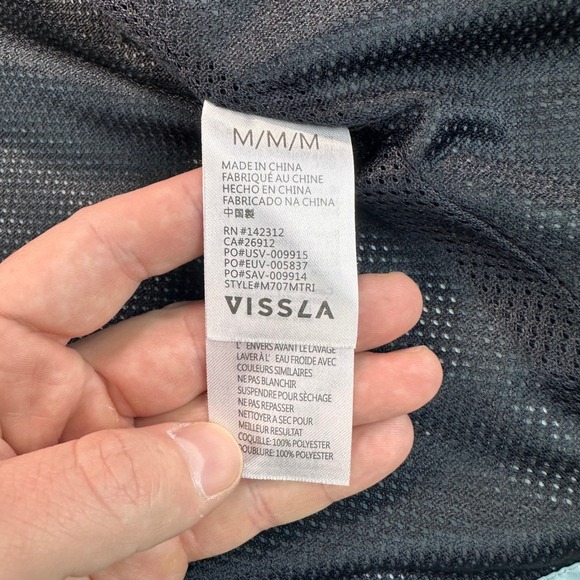 VISSLA The Trip Hooded Windbreaker Jacket VISSLA Men's M Light Blue *Read - Picture 9 of 16